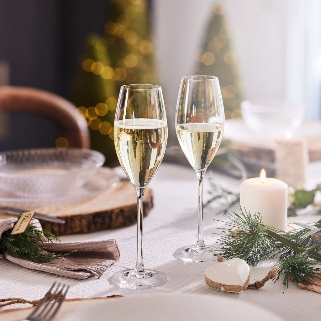 Cheer Up - 12-Piece Set, Stemmed Glasses and Champagne Flutes - 55cl - Chef&Sommelier