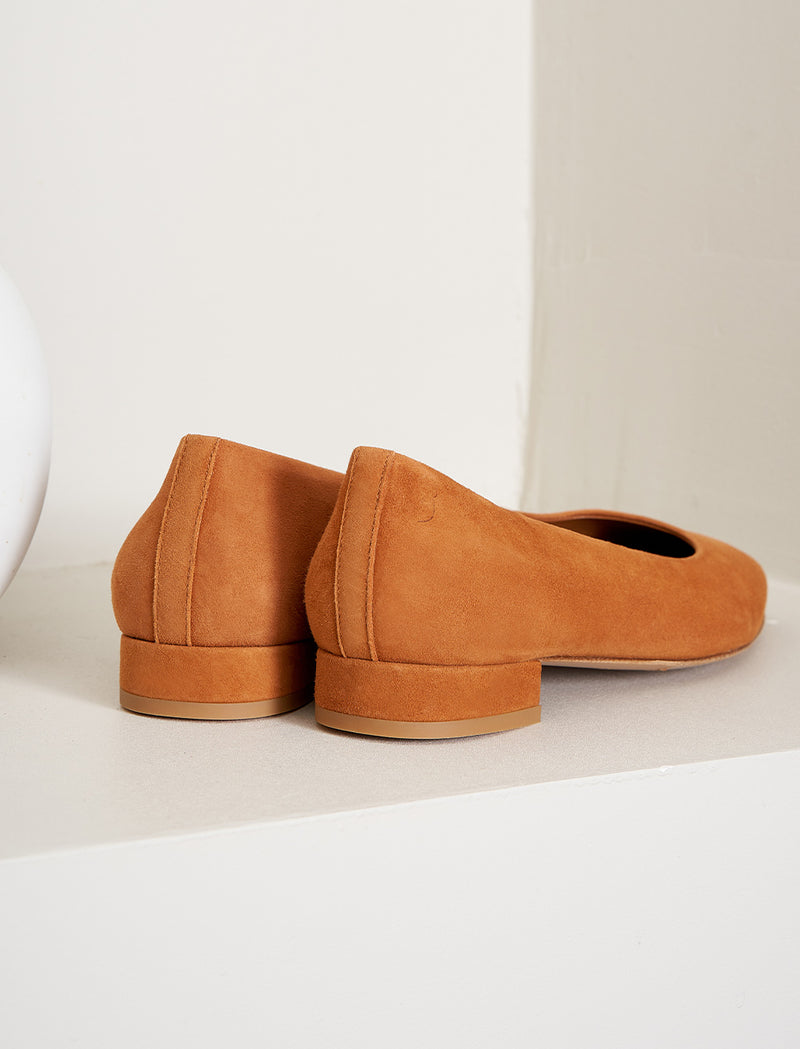 Ballerines - Jane - Cognac - Femme