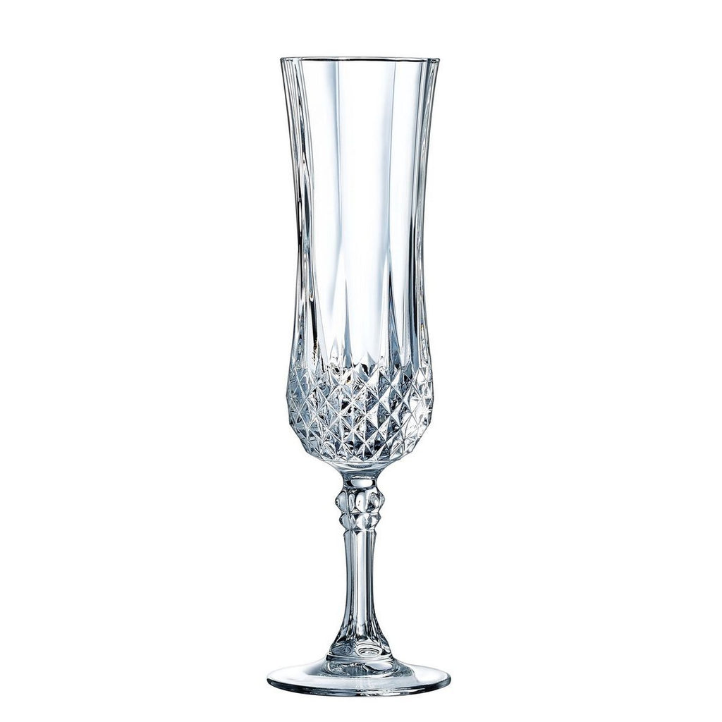 Longchamp - Ensemble 24 Pièces, Verres À Pied, Flutes Et Verres À Eau - Cristal D'Arques