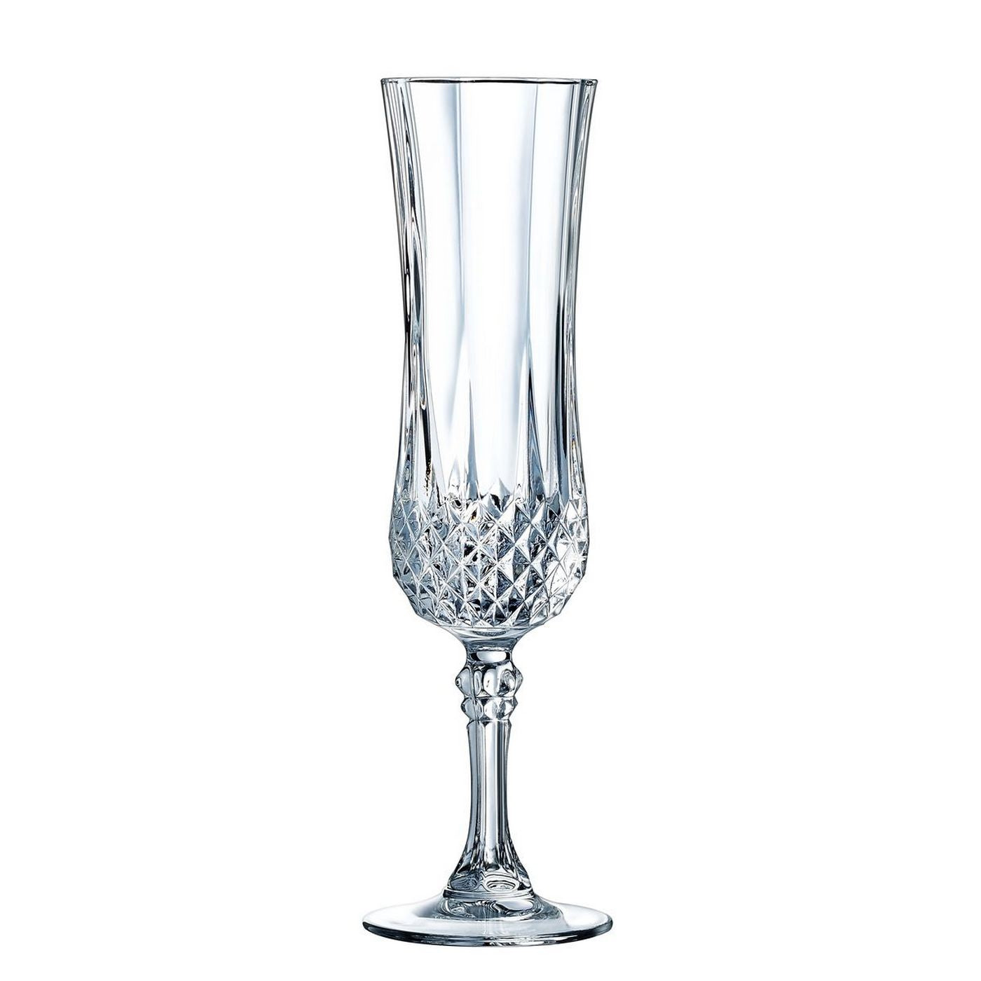 Longchamp - Ensemble 24 Pièces, Verres À Pied, Flutes Et Verres À Eau - Cristal D'Arques