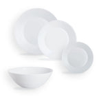 Harena - Service De Table 19 Pièces - Opale Extra Résistant - Blanc - Luminarc
