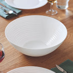 Harena - Service De Table 19 Pièces - Opale Extra Résistant - Blanc - Luminarc