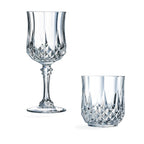 Longchamp - Ensemble 16 Pièces, Verres À Pied Et Gobelets - Cristal D'Arques