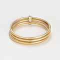 Bague "Trinité " Or Jaune 375 /1000