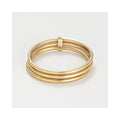 Bague "Trinité "Or Jaune 375 /1000