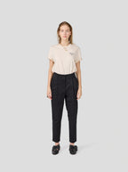Gabriel Trousers in Black Cotton