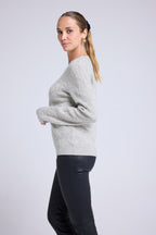 Maglione Girocollo Bubble Cashmere Blair - Grigio Chiaro
