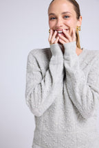 Maglione Girocollo Bubble Cashmere Blair - Grigio Chiaro