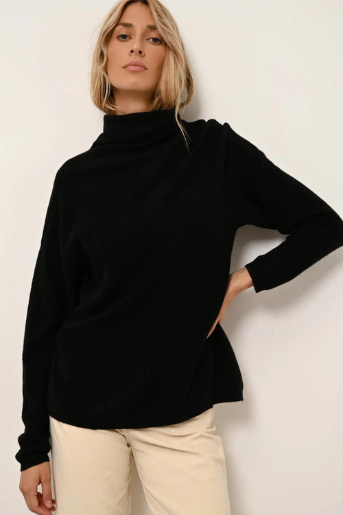 Pull Col Roulé - Blantyre - Noir