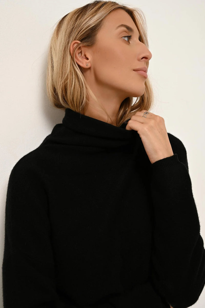 Pull Col Roulé - Blantyre - Noir