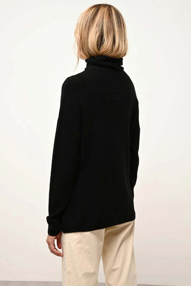 Pull Col Roulé - Blantyre - Noir