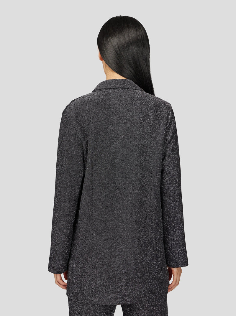 Blazer Sonny Crockett En Tricot Argent Constellation