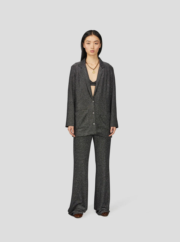 Sonny Crockett Blazer Van Zilverkleurig Constellation-Breisel
