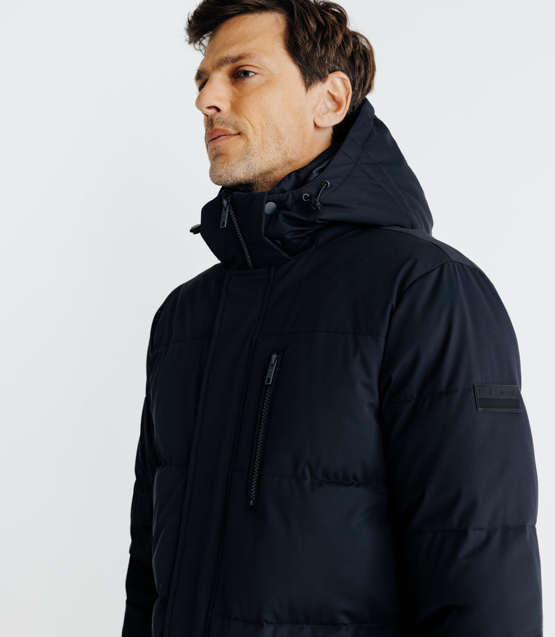 Parka longue marine - IZAC