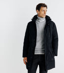 Parka longue noire - IZAC