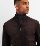 Blouson Col Teddy Marron