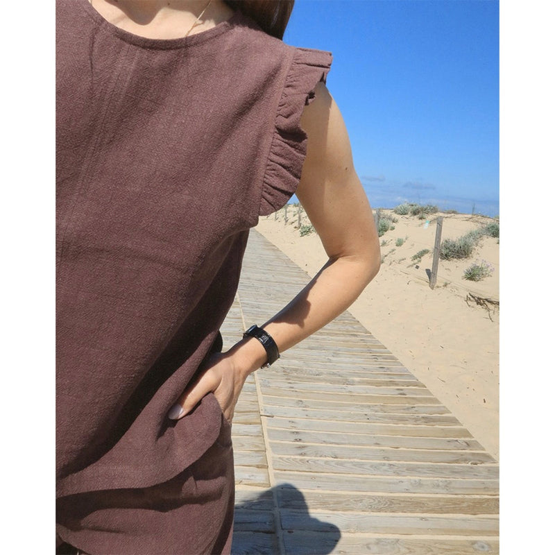 Seven August - Blusa Adda - Cacao