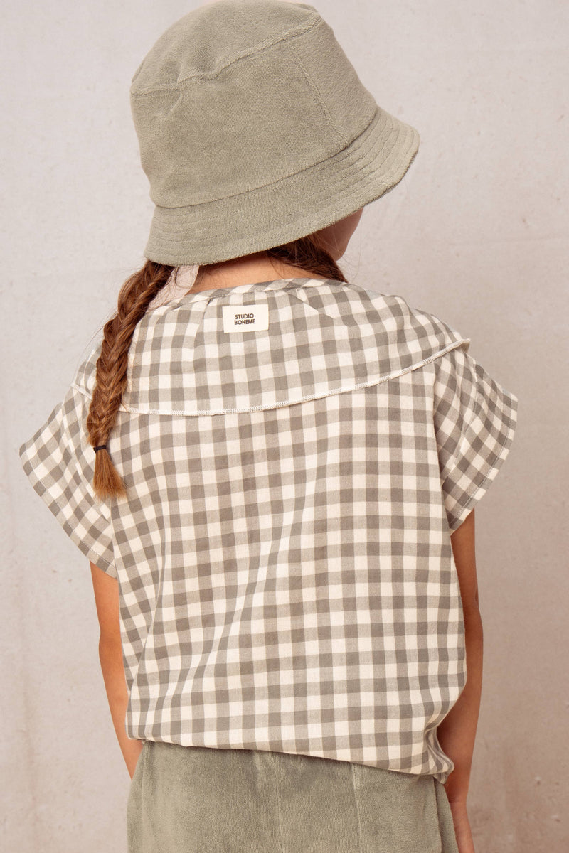 Blusa Vichy Verde Coco