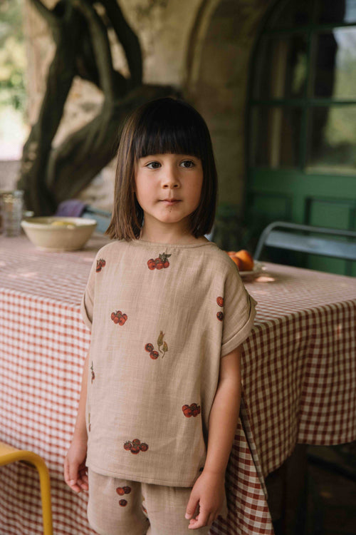 Blusa Praslin De Turrón De Tomate