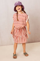 Blusa Praslin Rayas Rojas