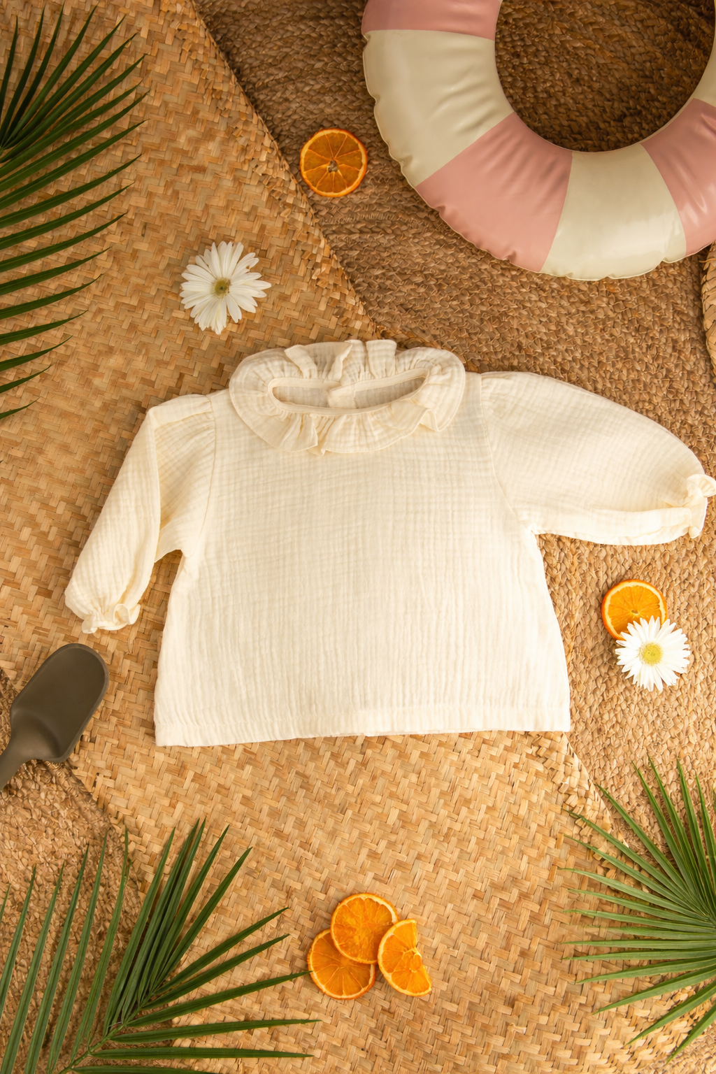Blusa Gasa Crudo