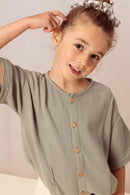 Blouse Thelme Vert De Gris