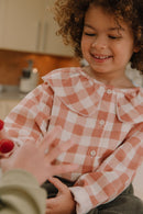 Coco Gingham Blouse Pink