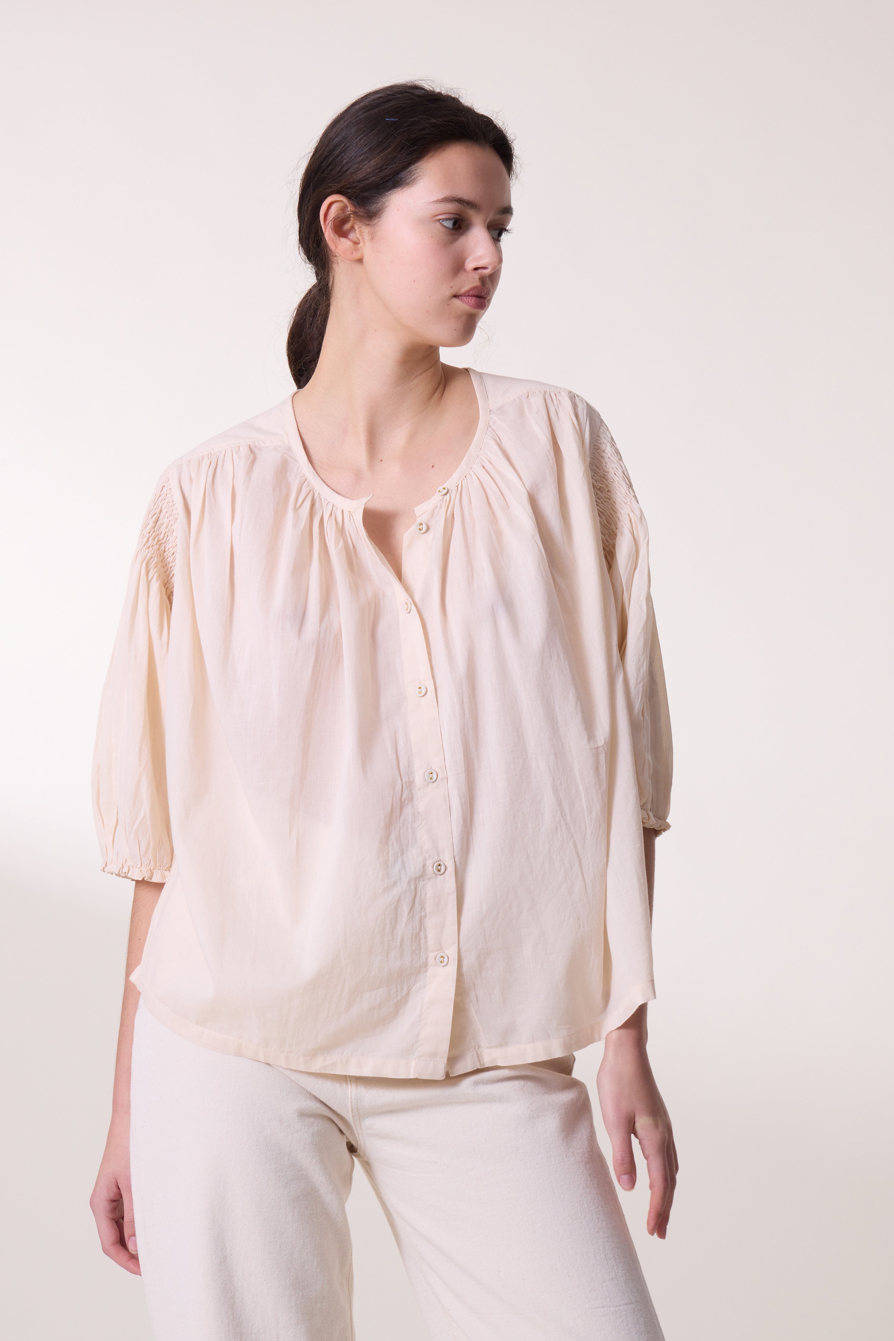 Blusa Corsoain - Crudo