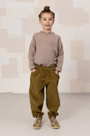 Pantalon Carrot Corderoy Vert Nutria