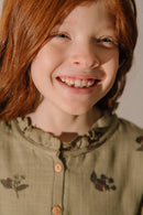 Blouse Olympe Vert Aloe Mûres