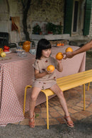 Pantalón Corto De Turrón De Tomate Georgette