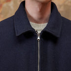 Blouson Aviateur En Laine Marine