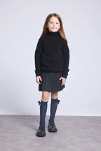 Pull Col Roule Blush - Noir - Enfant