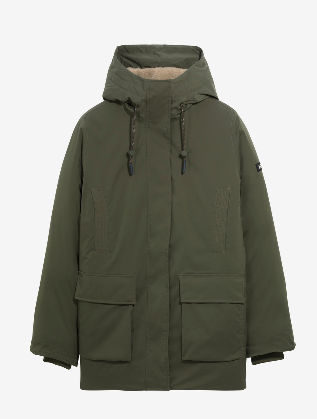 Parka imbottito da esterno - Avocado - Donna