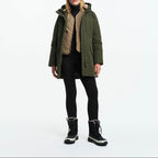 Parka imbottito da esterno - Avocado - Donna