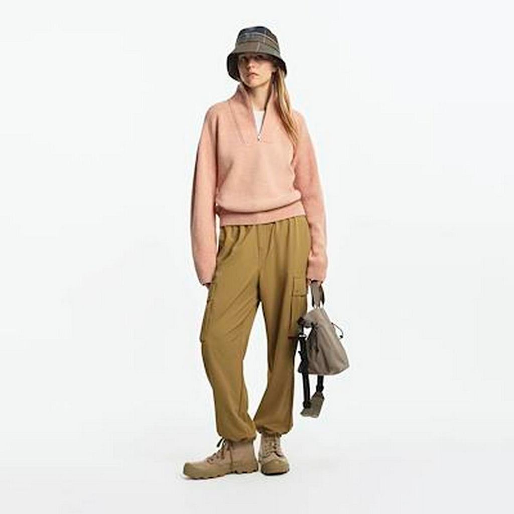 Pullover in maglia rosa confetto - Donna
