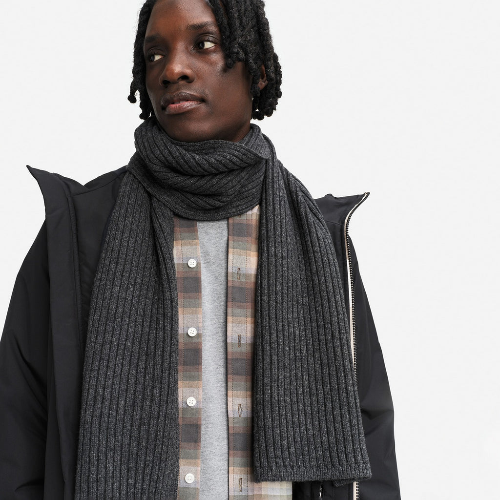 Bufanda unisex - Gris jaspeado oscuro