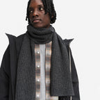 Bufanda unisex - Gris jaspeado oscuro