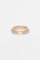 “Matera” Ring – Two-Tone Yellow Gold