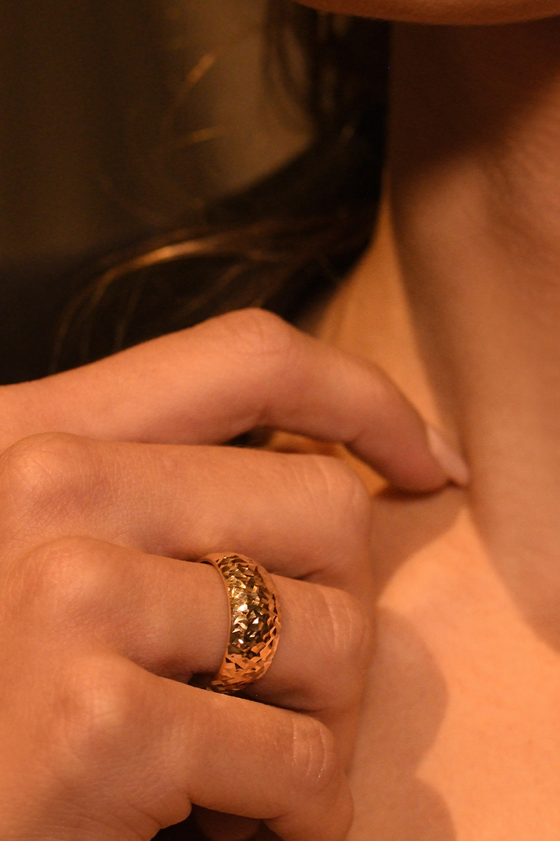 Bague "Giulia" Or Jaune 375/1000