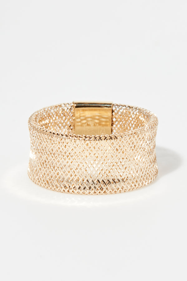 Ring "Vico Scintillant 9Mm" Yellow Gold 375/1000