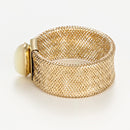 Bague " Nacre Flamboyant" Or Jaune 375/1000