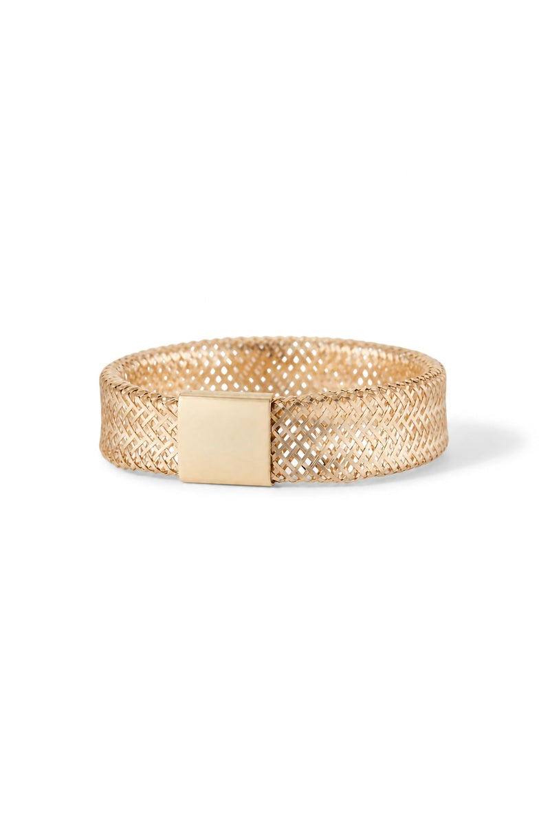 Ring "  Vico Scintillant 5 Mm" Yellow Gold 375/1000