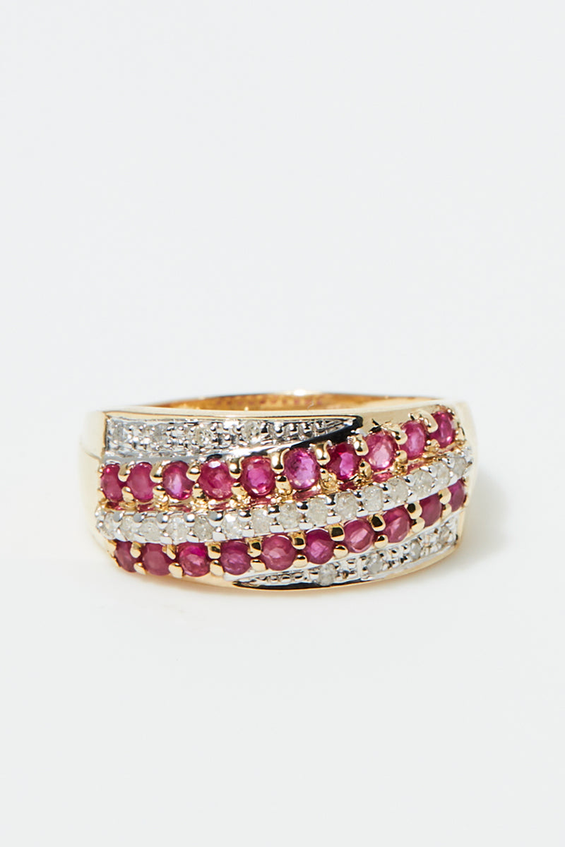 Bague "Chemin Des Rubis" D0,2/23 R0,9/20