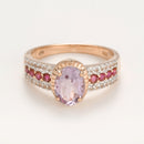 Bague "Octavie" - Or Rose 375/1000