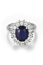 Anillo "Soleil Bleu"