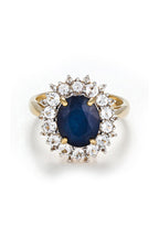 Bague "Soleil Bleu"