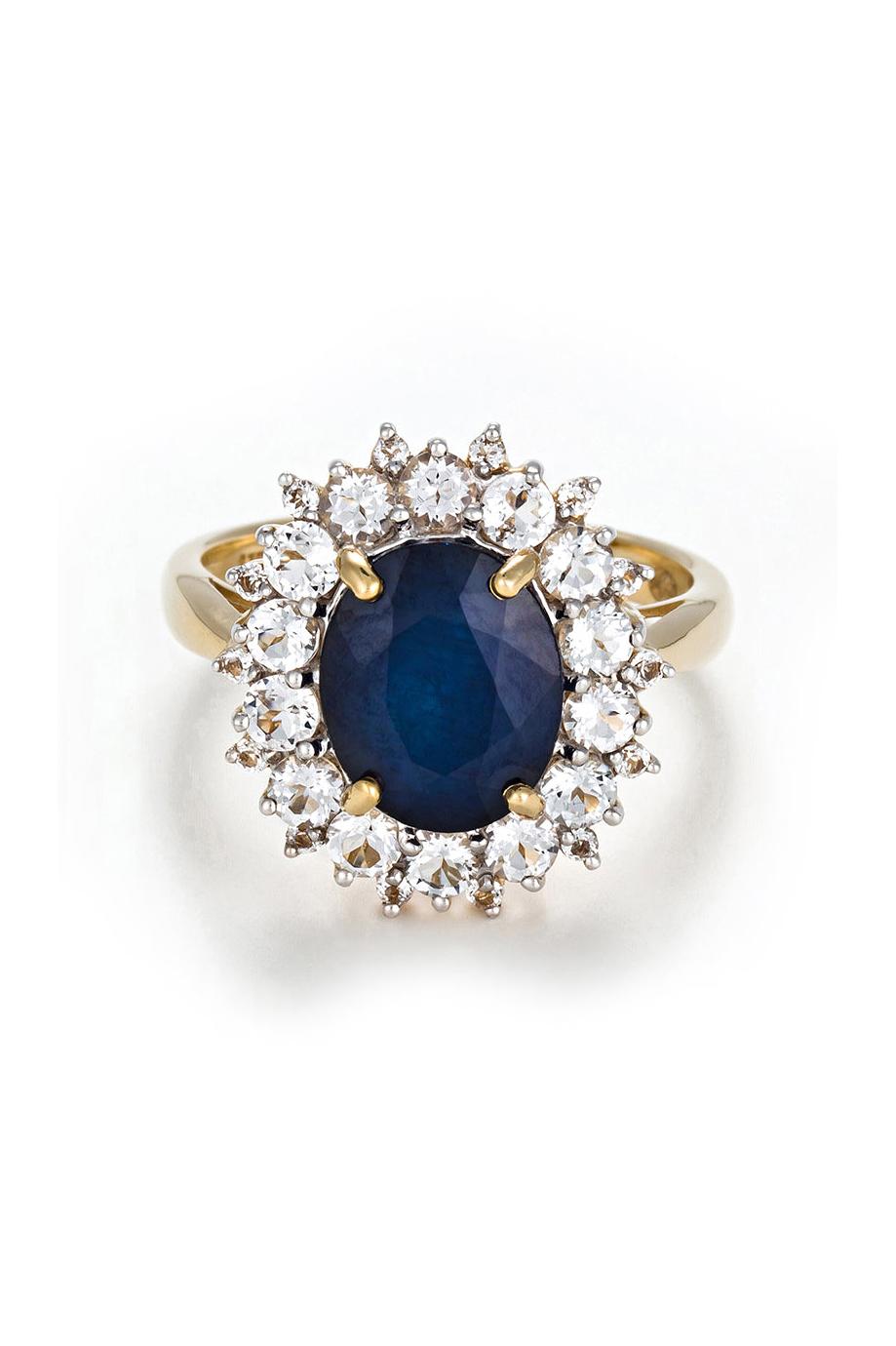 Bague "Soleil Bleu"