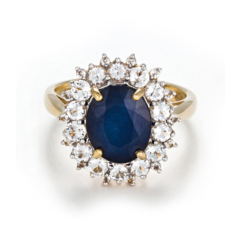Bague "Soleil Bleu"