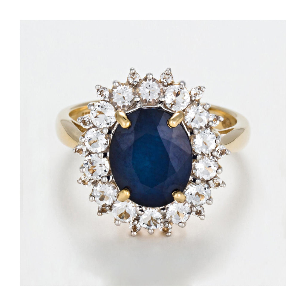 Bague "Soleil Bleu"